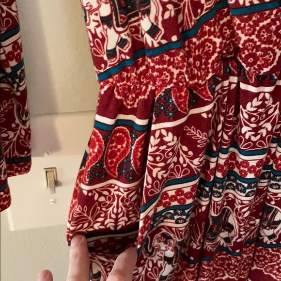 Ladies 3/4 Sleeve Cotton Dress with pockets - Picture 3 of 4